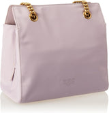 Pinko Damen Recycled Gate Shopper RECYCELTES Nylon + Naty Shop Damentaschen