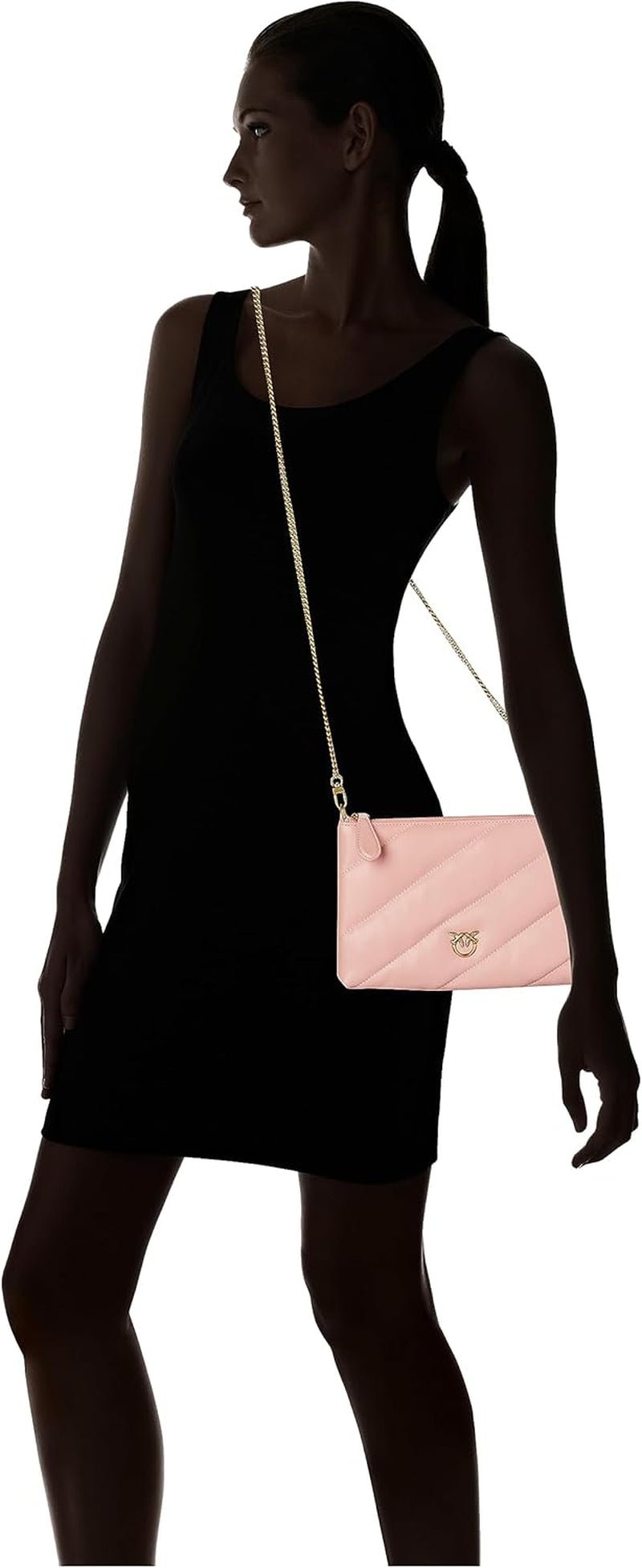 Pinko Ladies Flat Pouch Sheep Nappa FLACHTASCHE SCHAFNAPPA Damentaschen Naty Shop