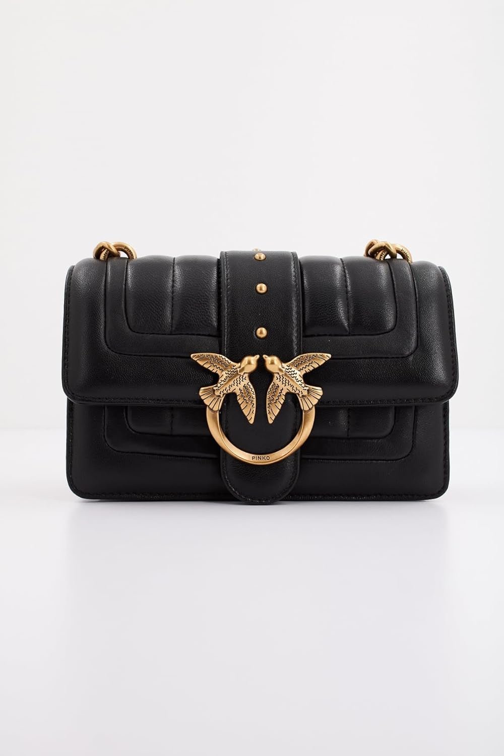 Pinko Ladies Love One Mini Cl Single Side Sheep Nappa Line Quilt Bag Damentaschen Naty Shop