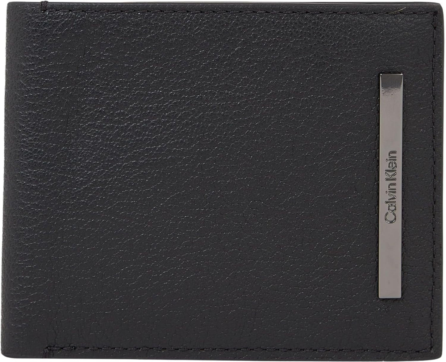 Herren-Geldbörse Calvin Klein Modern Bar Bifold Leder, Schwarz (Ck Black), Einheitsgröße Herren-Geldbörse Naty Shop Default Title