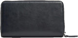 Armani Exchange Damen Melrose Embossed Logo Bi-Fold Wallet Herren Naty Shop Schwarz Einheitsgröße