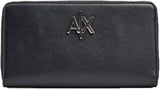 Armani Exchange Melrose Embossed Logo Bi-Fold Wallet für Damen Naty Shop Herrenbrieftasche