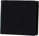 Fossil Herren-Geldbörse aus Ingram-Leder, faltbar, 11,43 cm L x 1,905 cm B x 8,89 cm H, Herren-Geldbörse Naty Shop, Schwarz