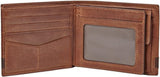 Fossil Herren-Geldbörse „Quinn“ aus Leder, 11,43 cm L x 2,54 cm B x 9,525 cm H. Herren-Geldbörse Naty Shop