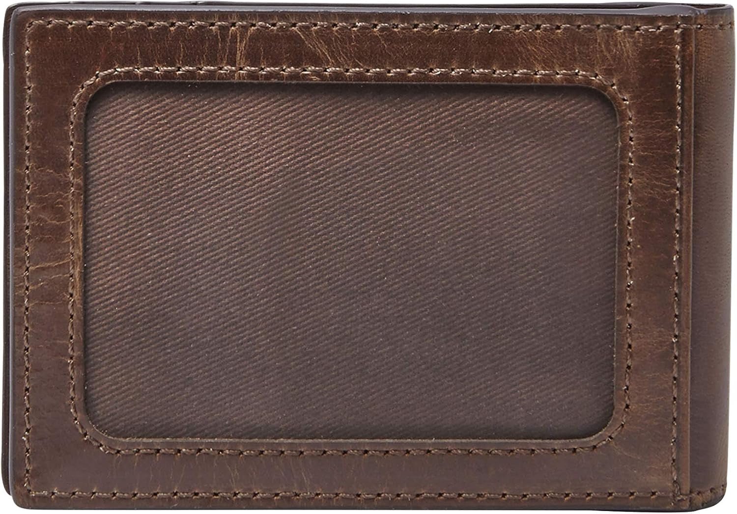 Fossil Andrew Bifold-Geldbörse aus Leder für Herren, 11,5 cm L x 1,9 cm B x 7,7 cm H, Herren-Geldbörse Naty Shop
