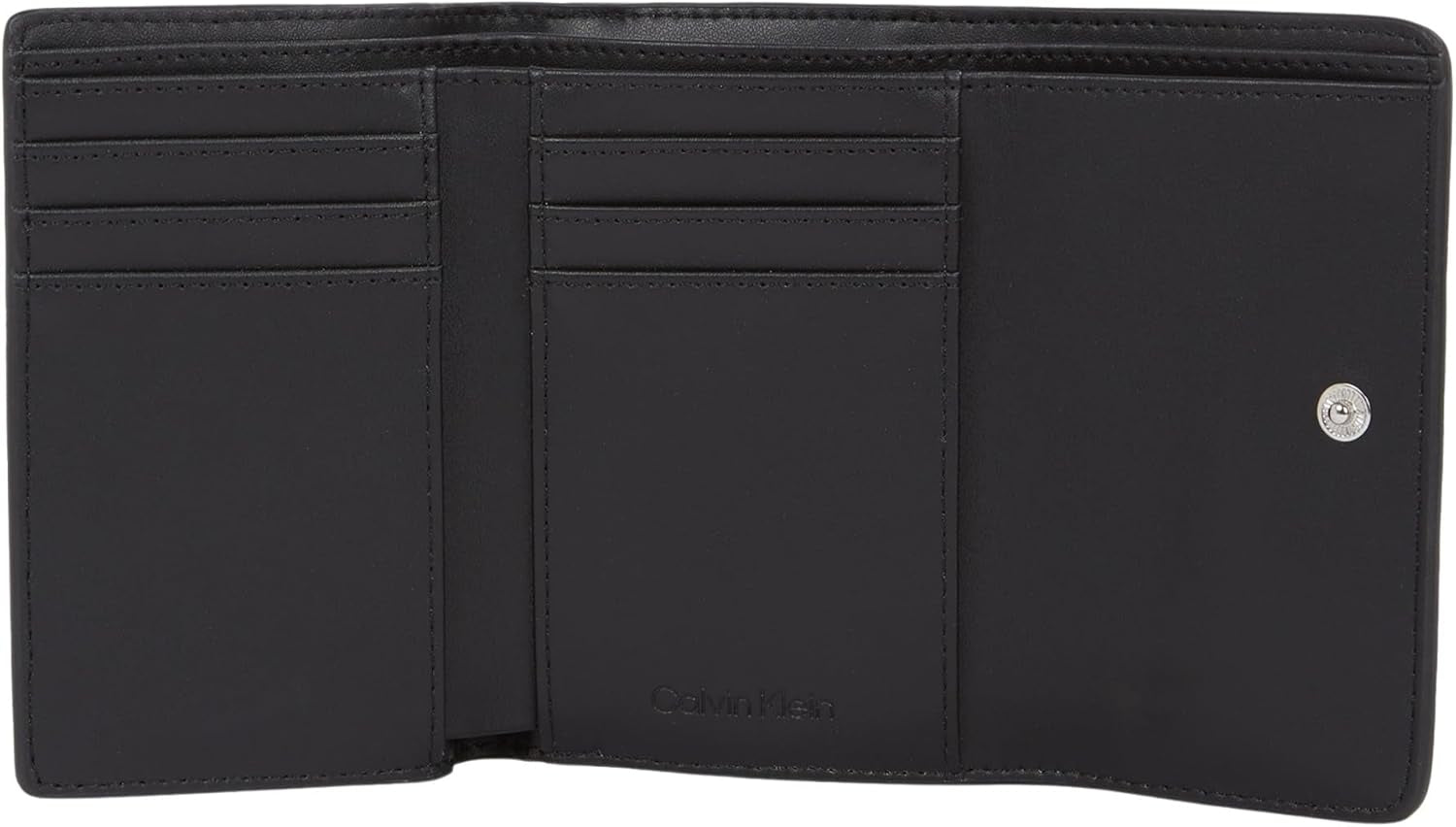 Damenbrieftasche Calvin Klein Must Small Trifold Mono Klein, schwarz (Black Mono), Einheitsgröße Damenbrieftasche Naty Shop