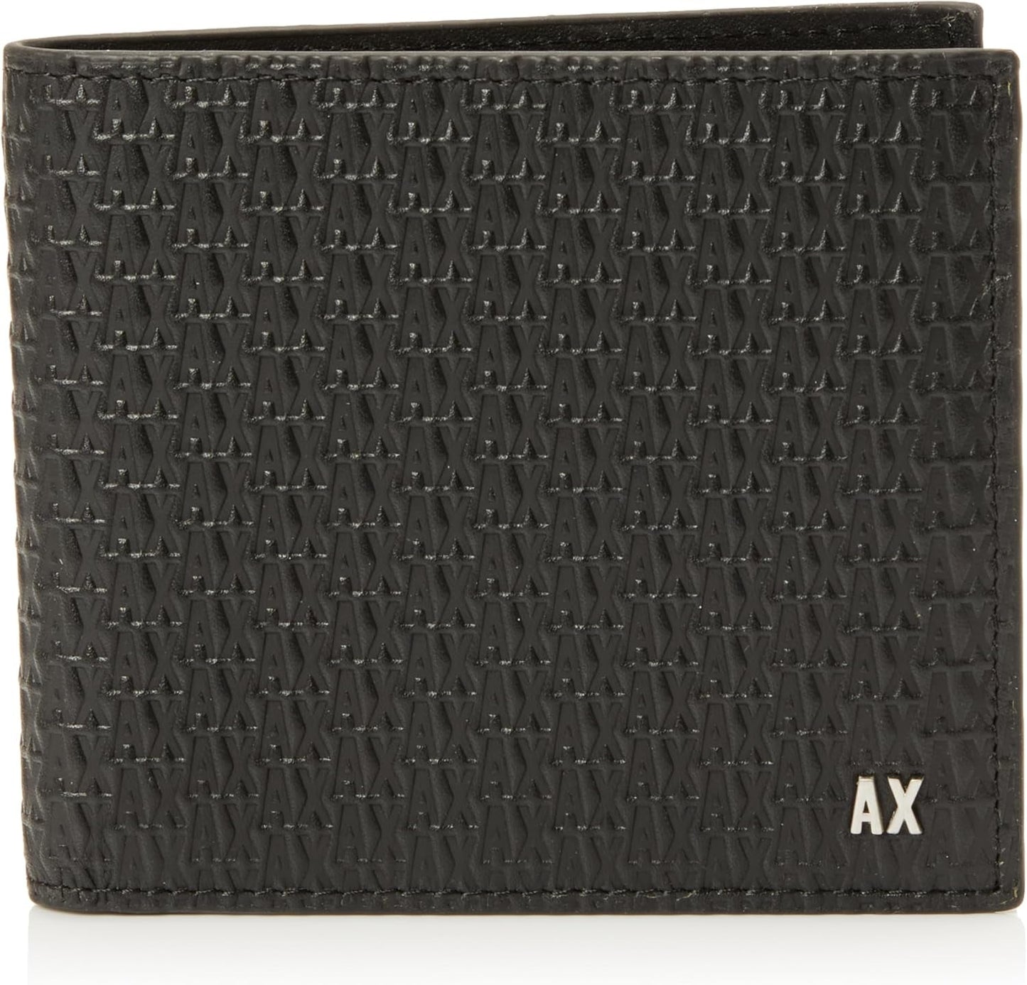 Elba, Essential, Mini-Geldbörse mit Metalllogo für Herren, Armani Exchange Herren-Geldbörse, Naty Shop, Standardtitel
