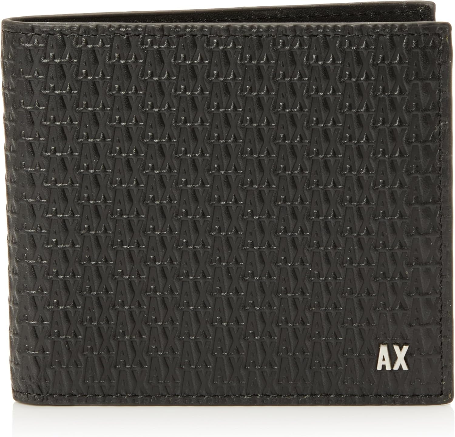 Elba, Essential, Mini-Geldbörse mit Metalllogo für Herren, Armani Exchange Herren-Geldbörse, Naty Shop, Standardtitel