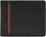 Fossil Huntington Bi-Fold Herren-Geldbörse Naty Shop Herren-Geldbörse Schwarz S