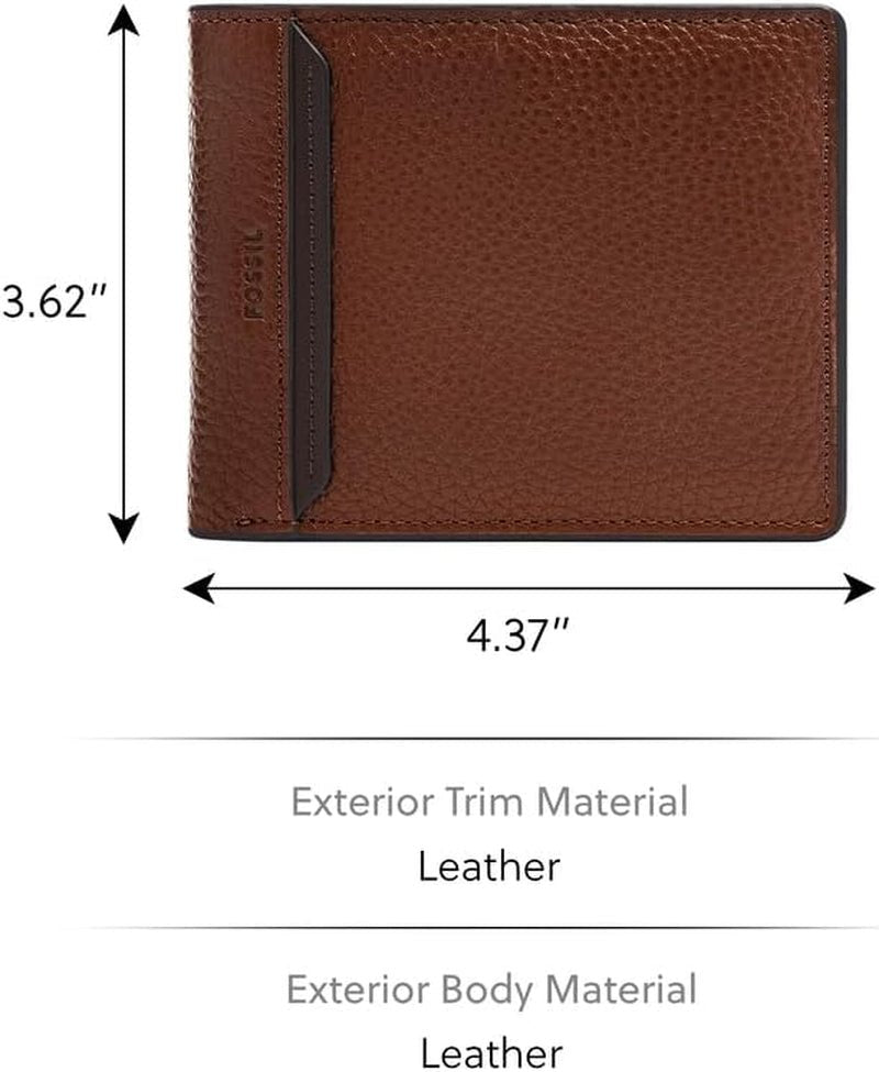 Fossil Huntington Bi-Fold-Geldbörse für Herren Naty Shop Herren-Geldbörse