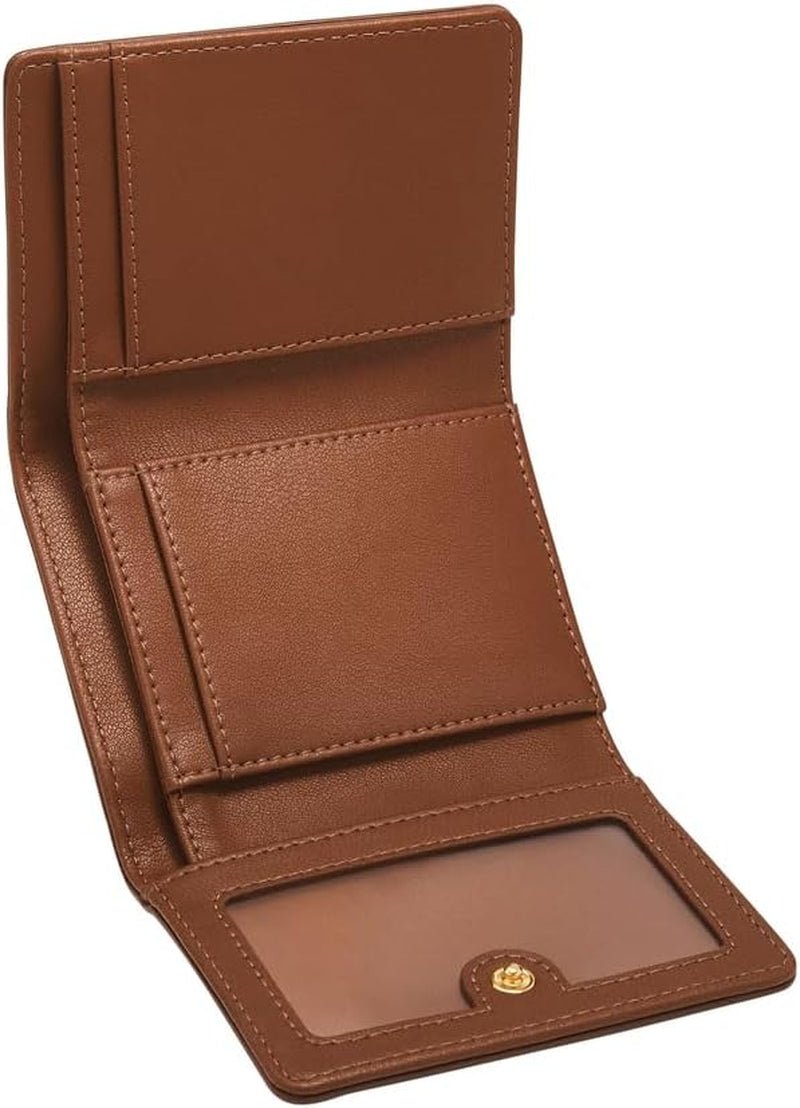 Fossil Logan Dreifach-Geldbörse für Damen, Braun Naty Shop Damen-Geldbörse
