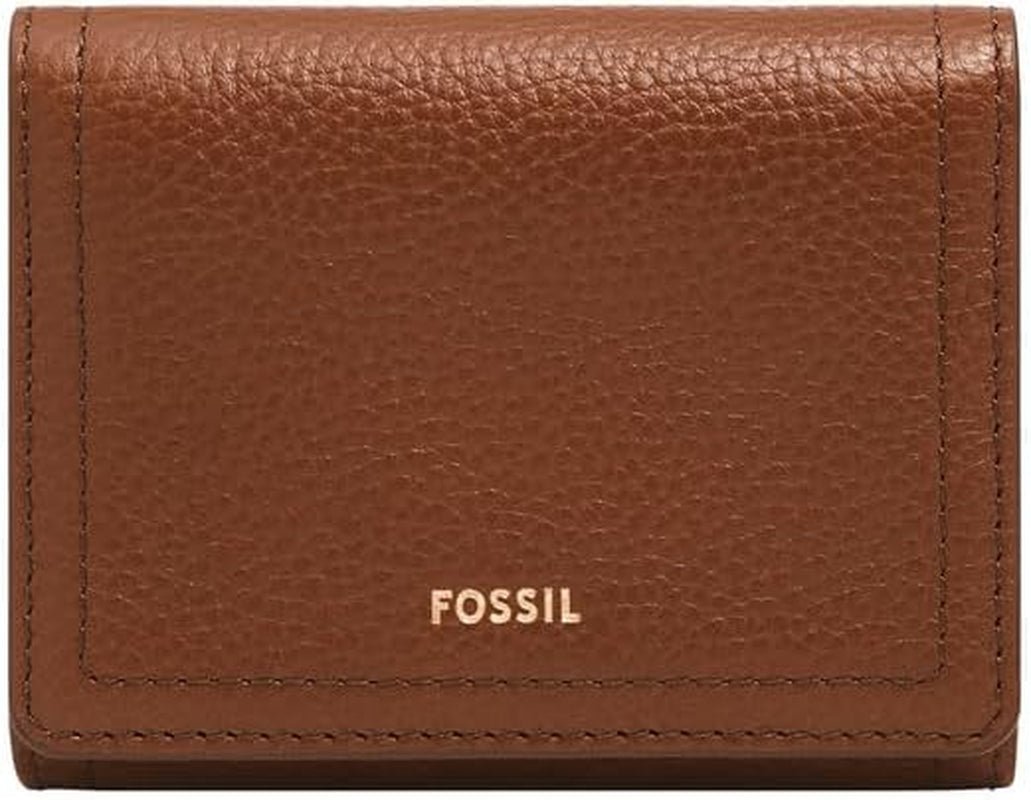 Fossil Logan Dreifach-Geldbörse für Damen, Braun Naty Shop Damen-Geldbörse Standardtitel