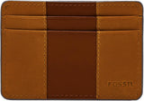 Fossil Everett-Geldbörse für Herren, Leder/PVC, mittelbraun, Kartenhalter, 10,2 cm L x 0,6 cm B x 7,0 cm H, ML4398210, Naty Shop Herren-Geldbörse Braun