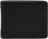 Fossil Tremont Bi-Fold Wallet Naty Shop Herren-Geldbörse Schwarz