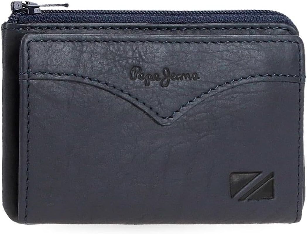 Pepe Jeans Jacken-Geldbörse mit Kartenhalter, Einheitsgröße Herren-Geldbörse Naty Shop Blau