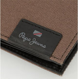 Pepe Jeans Hilltop horizontale Geldbörse mit Klickverschluss, einzigartige Herrenbrieftasche Naty Shop