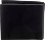Armani Exchange Herren-Essential-Geldbörse, einfacher Logo-Druck, schwarze Herren-Geldbörse, Naty Shop