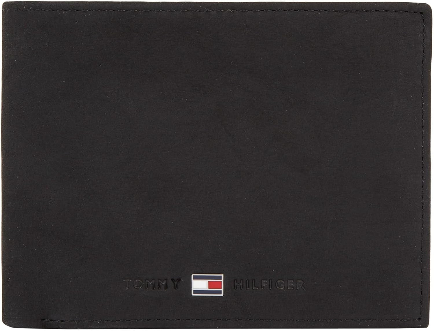 Tommy Hilfiger Johnson Herren-Geldbörse mit Münzfach Naty Shop Herren-Geldbörse Schwarz