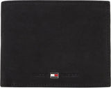 Tommy Hilfiger Johnson Herren-Geldbörse mit Münzfach Naty Shop Herren-Geldbörse Schwarz