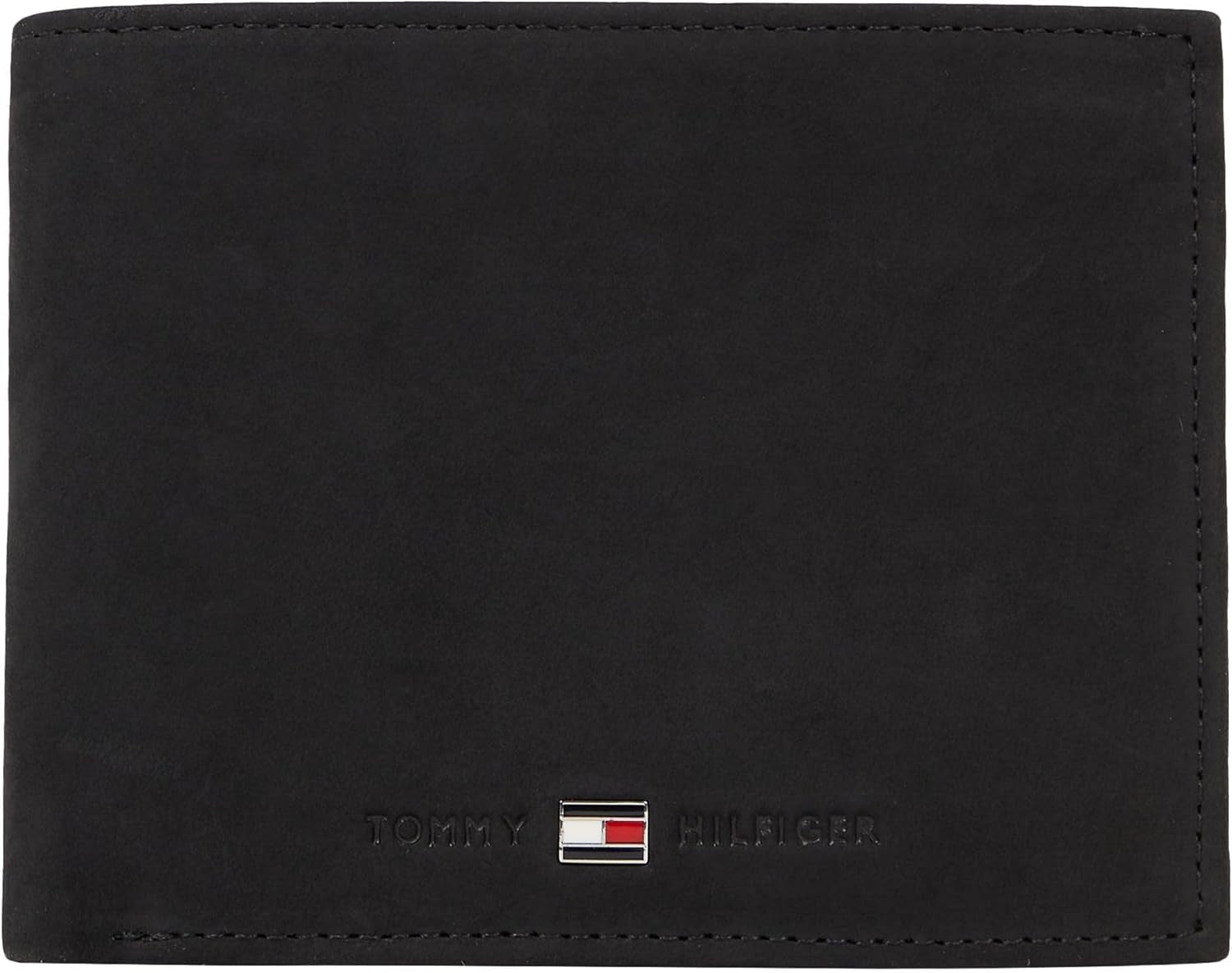 Tommy Hilfiger Johnson Herren-Geldbörse mit Münzfach Naty Shop Herren-Geldbörse Schwarz