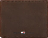 Tommy Hilfiger Johnson Herren-Geldbörse mit Münzfach, Herren-Geldbörse, Naty Shop, Braun
