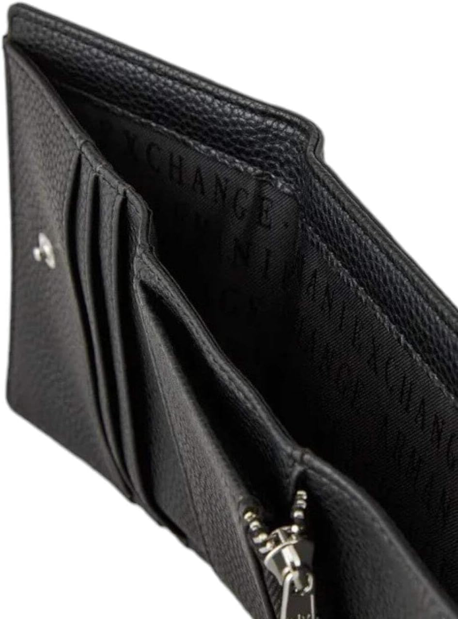Armani Exchange Wave Bi-Fold Damen-Geldbörse, Schwarz Naty Shop Damen-Geldbörse