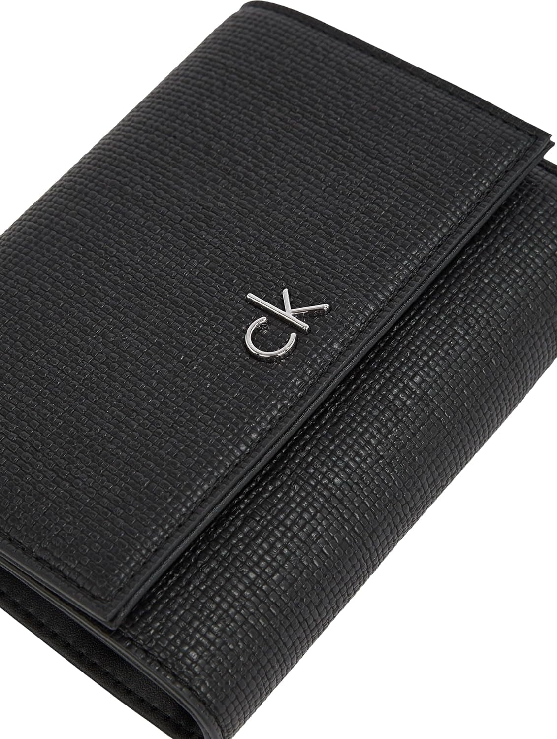 Calvin Klein Daily Medium Trifold Klein Damen-Geldbörse, Schwarz (Ck Black), Lebensgröße Naty Shop Damen-Geldbörse