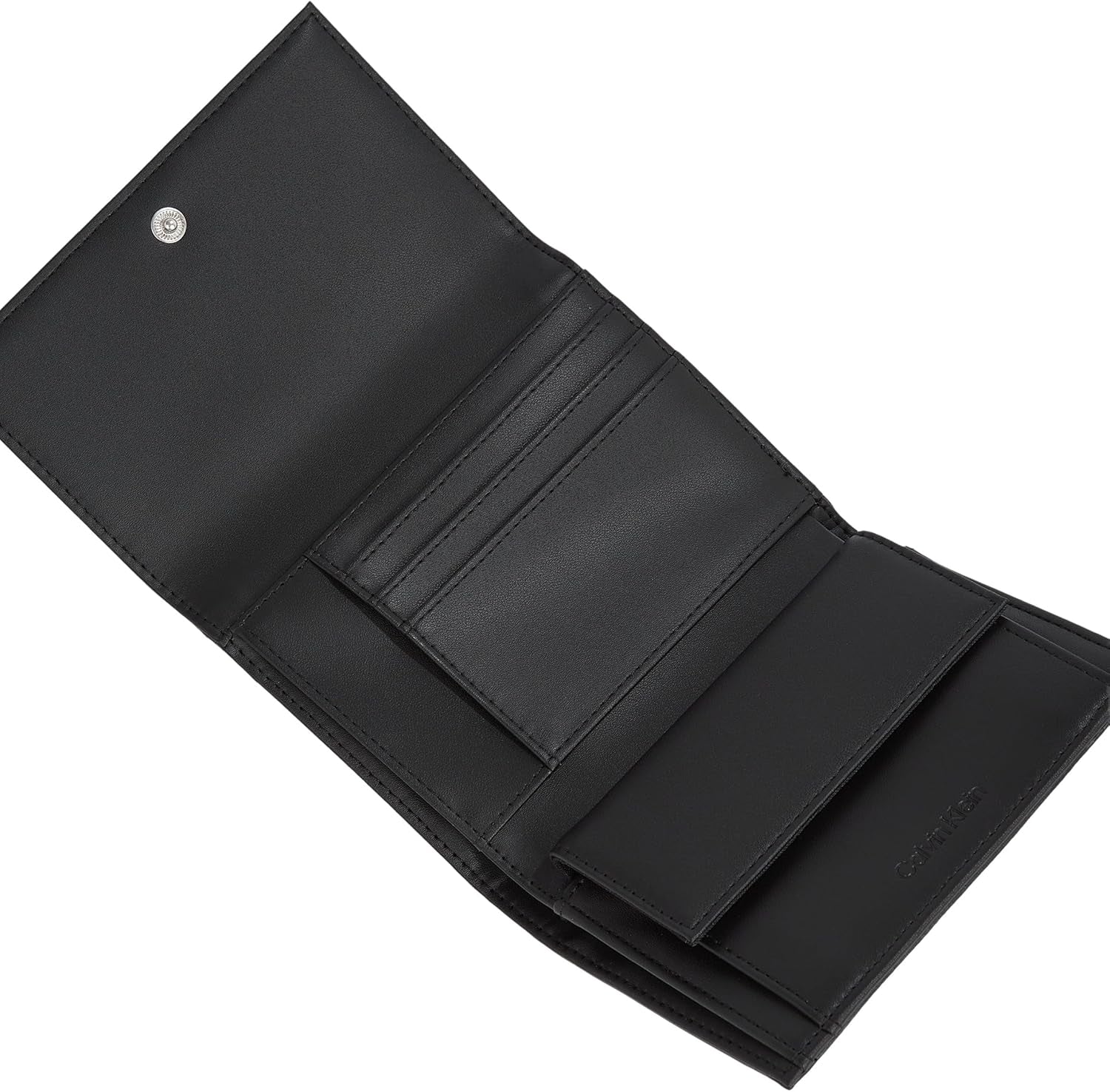 Calvin Klein Daily Medium Trifold Klein Damen-Geldbörse, Schwarz (Ck Black), Lebensgröße Naty Shop Damen-Geldbörse