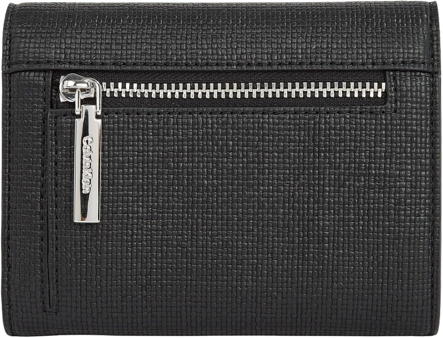 Calvin Klein Daily Medium Trifold Klein Damen-Geldbörse, Schwarz (Ck Black), Lebensgröße Naty Shop Damen-Geldbörse