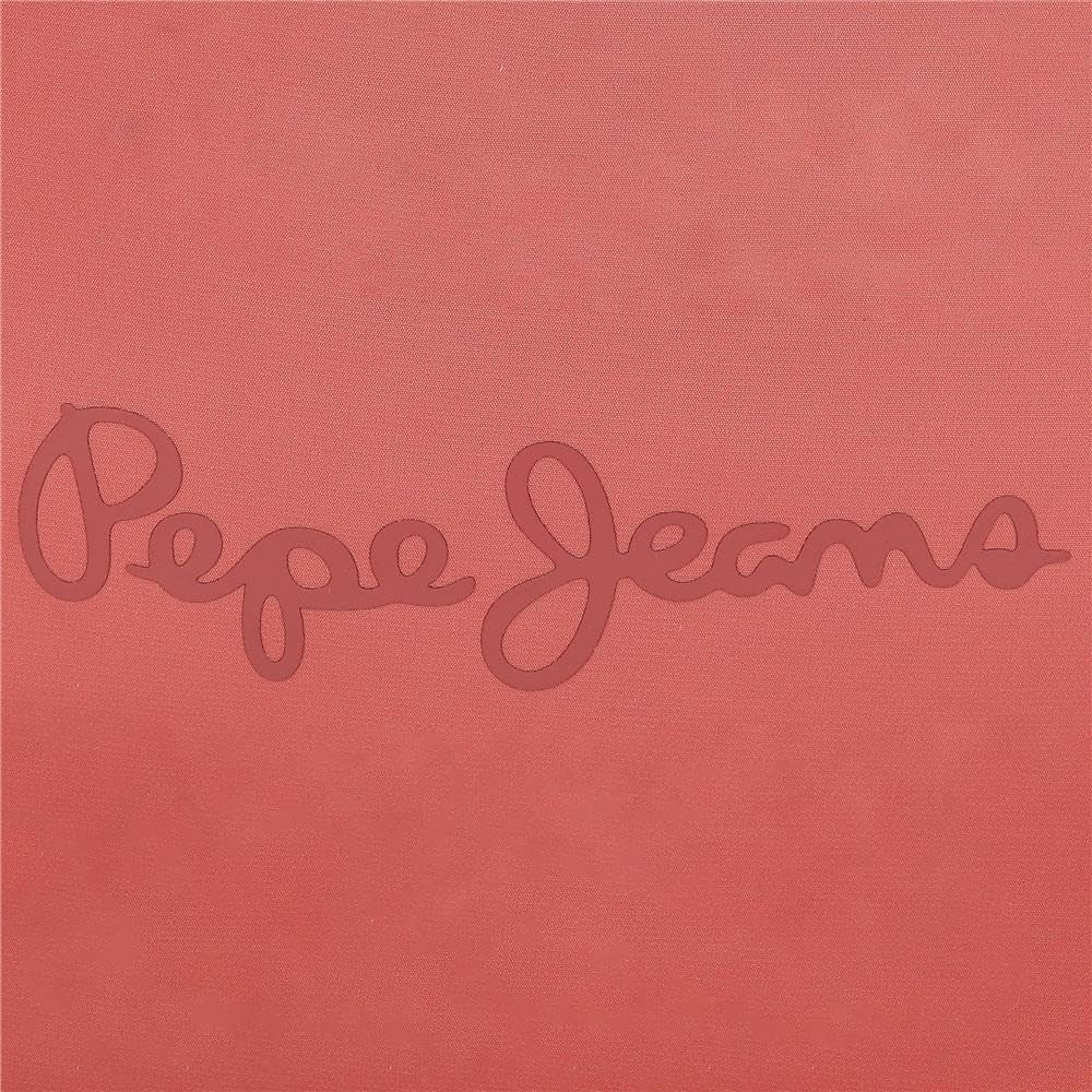 Pepe Jeans Corin Geldbörse mit Kartenfach, Pink, 19,5 x 10 x 2 cm, Polyester und PU von Joumma Bags, Rosa, Einheitsgröße, Geldbörse mit Kartenfächern Damen Geldbörse Naty Shop