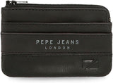 Pepe Jeans Kingdom Geldbörse, einzigartige Damen Geldbörse Naty Shop Schwarz / Weiß