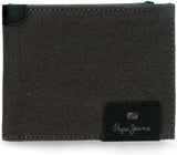 Pepe Jeans Hilltop Geldbörsen Geldbörsen Geldbörsen Lässiges Leder. Von Joumma Bags Herren-Geldbörse Naty Shop Anthrazitfarbene Hilltop-Geldbörse