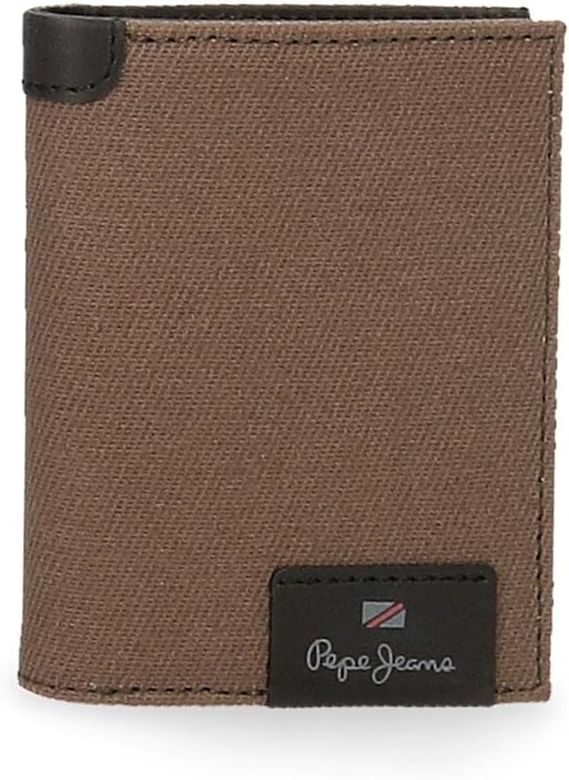 Pepe Jeans Hilltop Geldbörsen Geldbörsen Geldbörsen Lässiges Leder. Von Joumma Bags Herrenbrieftasche Naty Shop Braune Aktentasche