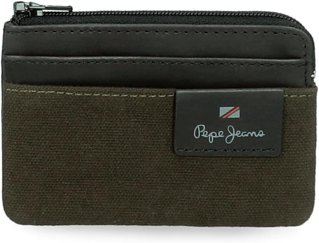 Pepe Jeans Hilltop Geldbörsen Geldbörsen Geldbörsen Lässiges Leder. Von Joumma Bags Herren-Geldbörse Naty Shop Grüne Geldbörse