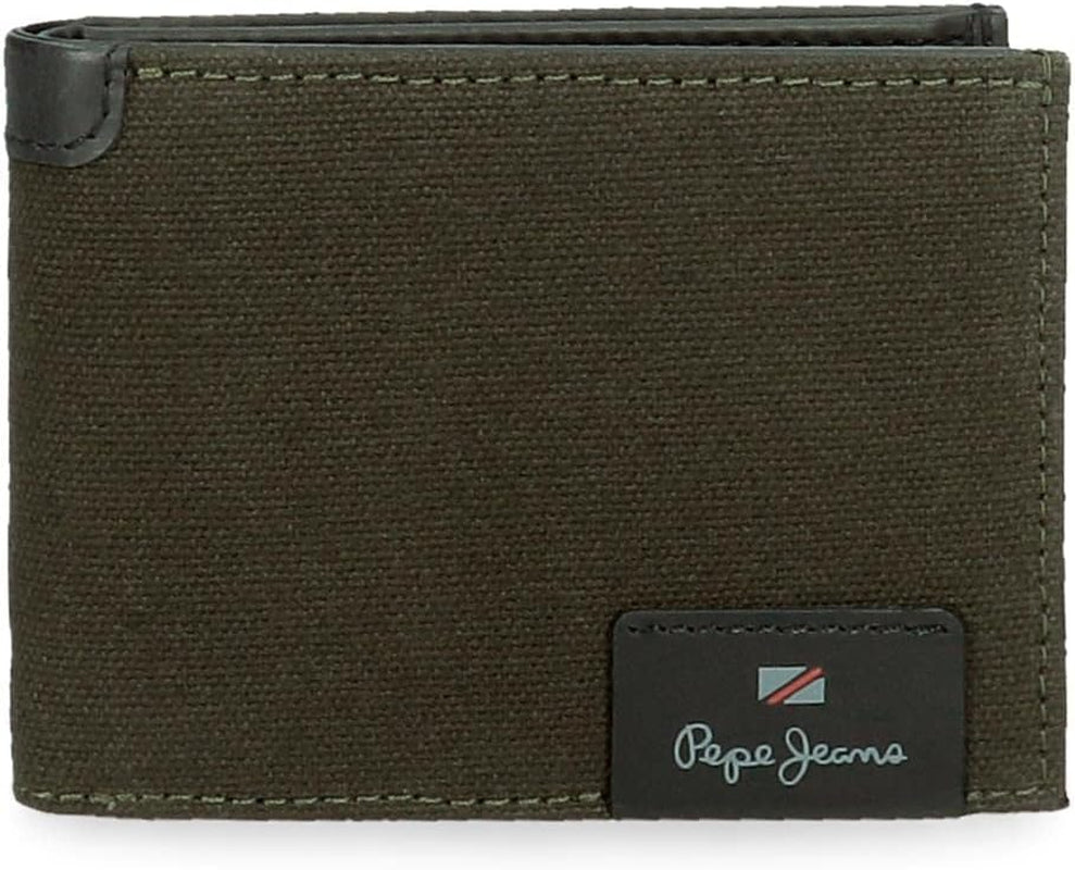 Pepe Jeans Hilltop Geldbörsen Geldbörsen Geldbörsen Lässiges Leder. Von Joumma Bags Herren-Geldbörse Naty Shop Green Hilltop Wallet