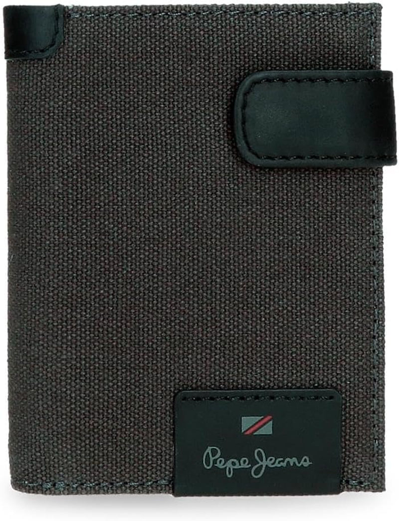 Pepe Jeans Hilltop Geldbörsen Geldbörsen Geldbörsen Lässiges Leder. Von Joumma Bags Herren-Geldbörse Naty Shop Anthrazit Click Wallet