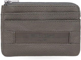 Pepe Jeans Checkbox Rindsleder-Geldbörsen und Geldbörsen Schwarz Braun Blau Grau Herren-Geldbörse Naty Shop Graue Geldbörse