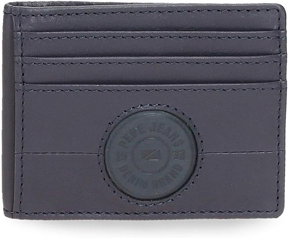 Pepe Jeans Cracker Geldbörsen und Geldbörsen aus Rindsleder, Schwarz, Braun, Grün, verschiedene Größen – Naty Shop