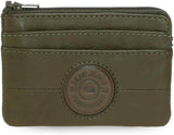 Pepe Jeans Cracker Rindsleder-Geldbörsen und Geldbörsen, Schwarz, Braun, Grün, verschiedene Größen, Herren-Geldbörse, Naty Shop, grüne Geldbörse