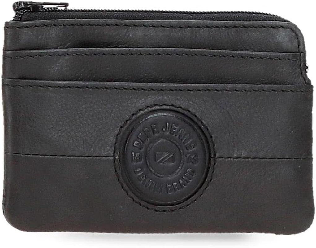 Pepe Jeans Cracker Geldbörsen und Geldbörsen aus Rindsleder, Schwarz, Braun, Grün, verschiedene Größen – Naty Shop