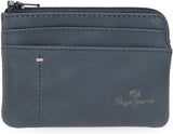Pepe Jeans Staple Rindsleder, Schwarz, Braun, Marineblau, verschiedene Größen, Herren-Geldbörse, Naty Shop, Marineblaue Geldbörse