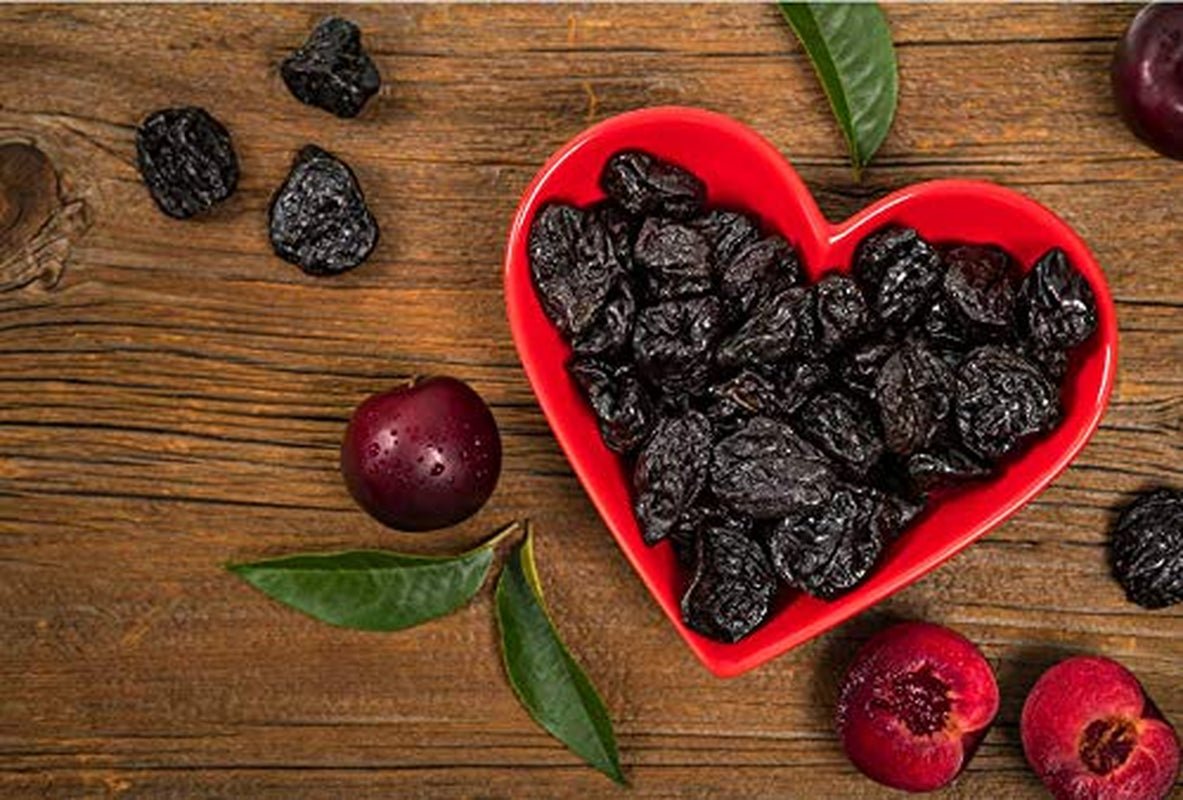 Pflaumen 1 kg | Steinlose Pflaumen aus Agen | Zart, weich, lecker und saftig | Ganze, große, ungesüßte Trockenfrüchte | Reich an Ballaststoffen und natürlichen Antioxidantien. Dehydrierte Produkte Naty Shop Standardtitel