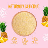 Gefriergetrocknetes Ananaspulver 100g – Gefriergetrocknetes Fruchtpulver – Gefriergetrocknetes Ananaspulver für Smoothies, Joghurt und Backen – 100 % natürliches Ananaspulver ohne Zusatzstoffe. Dehydrierte Produkte Naty Shop