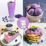 Gefriergetrocknetes Wildblaubeerpulver 100g - Gefriergetrocknetes Fruchtpulver - Gefriergetrocknetes Blaubeerpulver zum Backen, Smoothie und Müsli - Natürliches Blaubeerpulver ohne Zusatzstoffe Dehydrierte Produkte Mein Shop