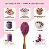 Bio-Wildheidelbeerpulver, gefriergetrocknete ganze Blaubeeren, 100 % Rohkostqualität, reich an Antioxidantien und Vitamin C, ohne Zuckerzusatz, in Nordeuropa geerntet. Trockenprodukte Naty Shop