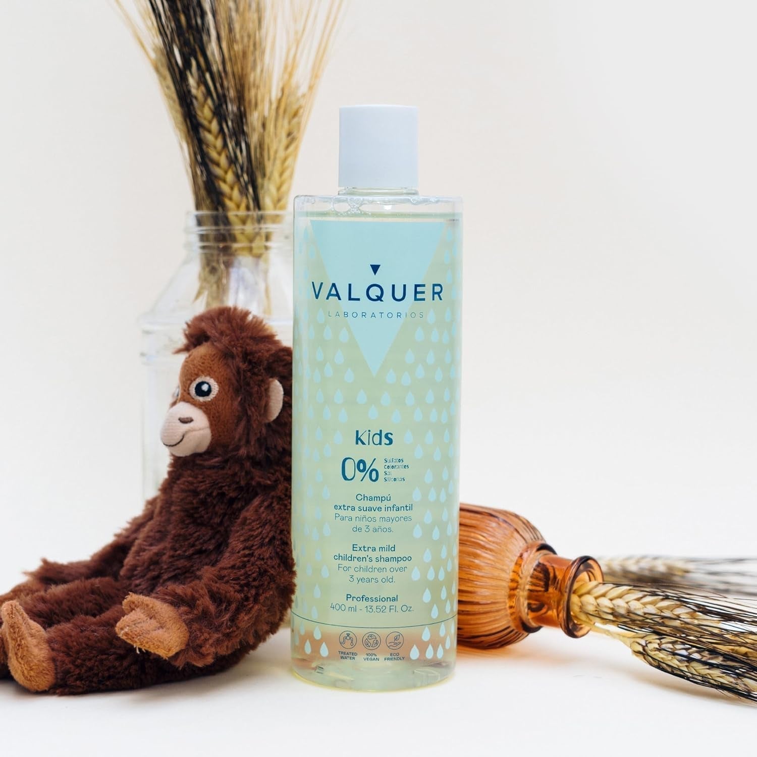 Valquer Kindershampoo und Haarspülung ohne Silikone, ohne Sulfate, für Kinder Kinder - Bad und Hautpflege Naty Shop