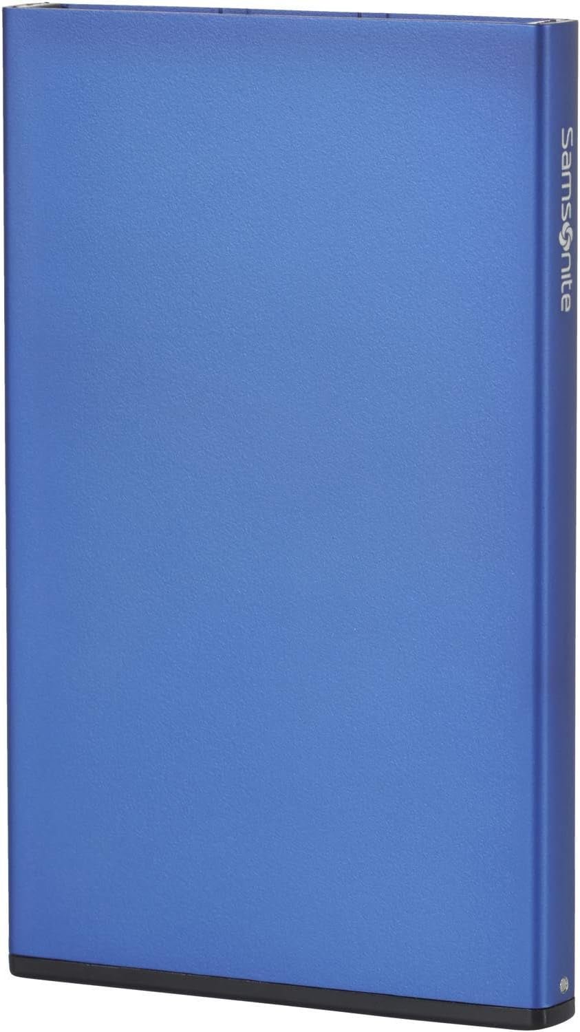 Samsonite Alu Fit SLG - Kartentasche, 10,2 cm, blau (True Blue) Herrenbrieftasche Naty Shop