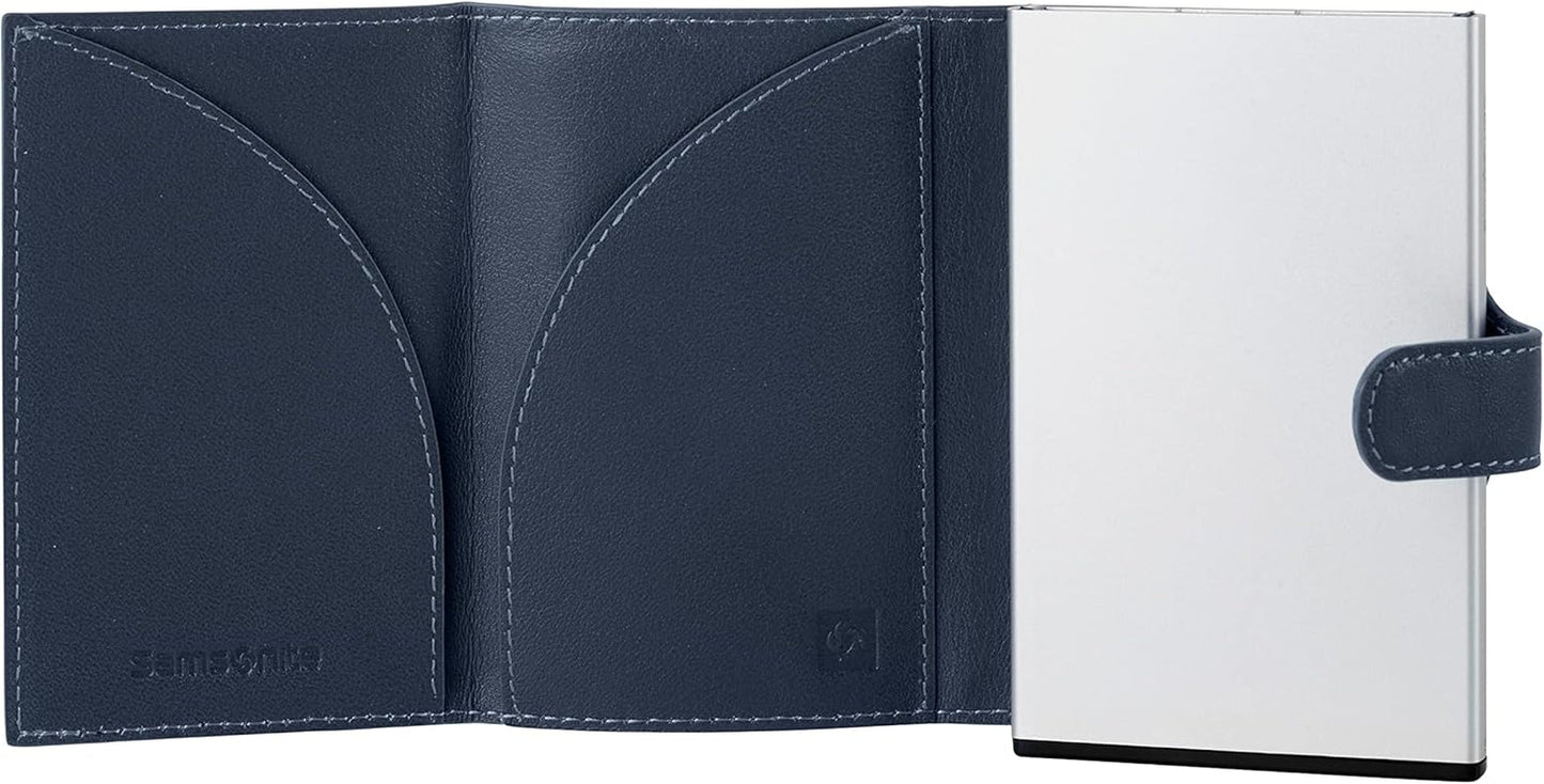 Samsonite Alu Fit SLG - Geldbörse, 10,2 cm, blau Herren-Geldbörse Naty Shop