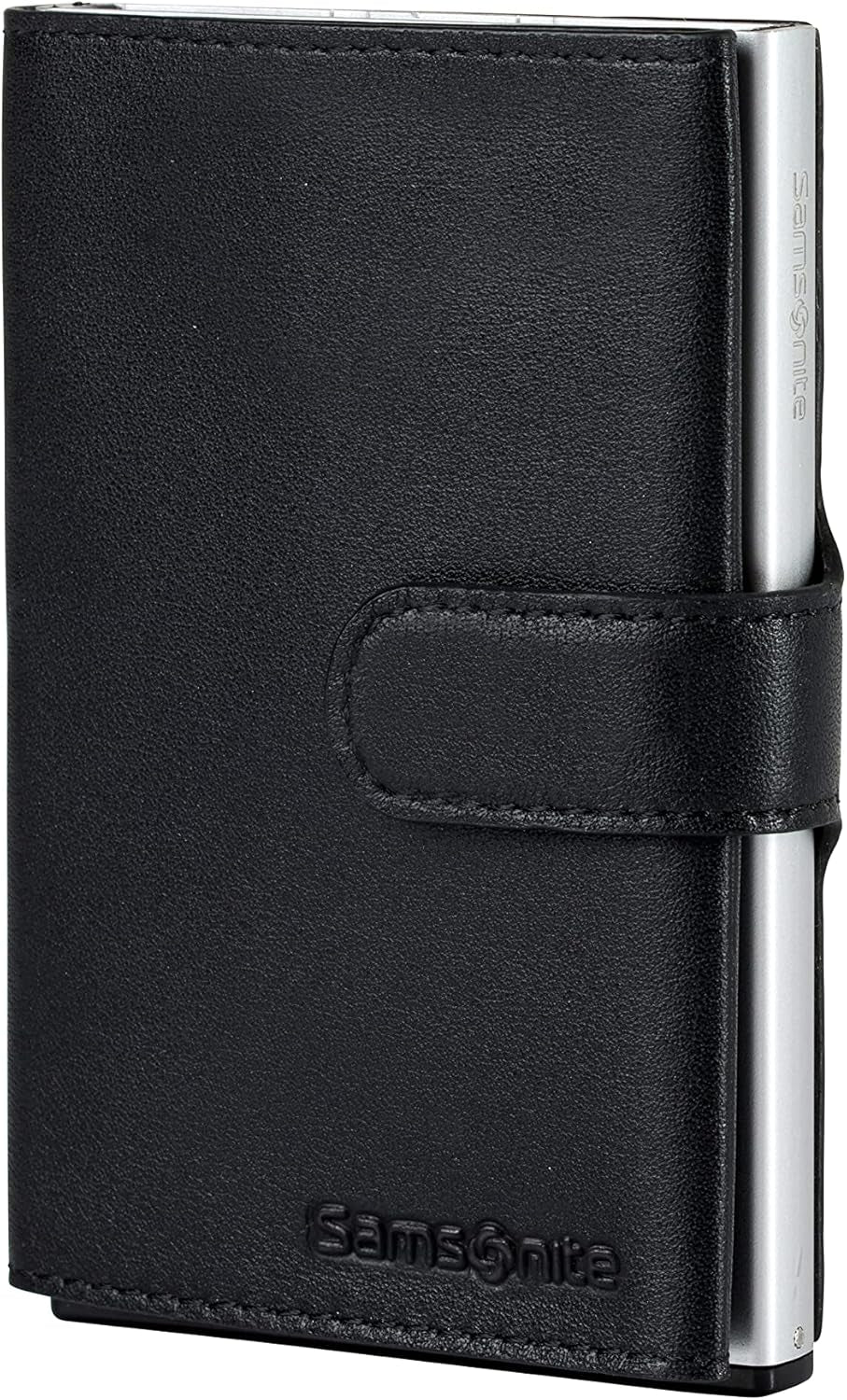 Samsonite Alu Fit SLG - Geldbörse, 10,2 cm, Schwarz (schwarz) Naty Shop Herren-Geldbörse Schwarz 10,2 cm