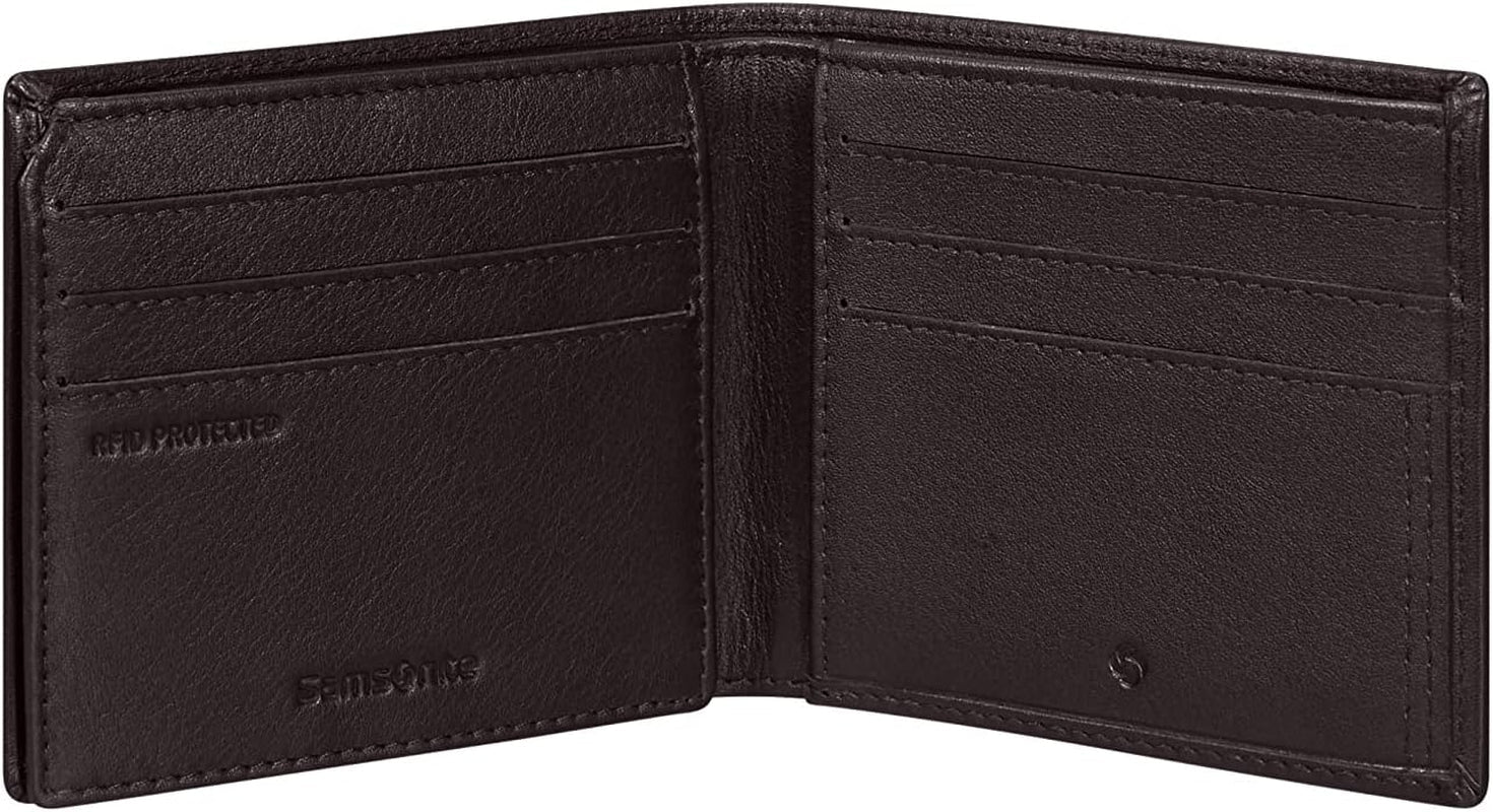 Samsonite Attack 2 SLG – Geldbörse, 10,5 cm, braun (Ebony Brown) Herren-Geldbörse Naty Shop